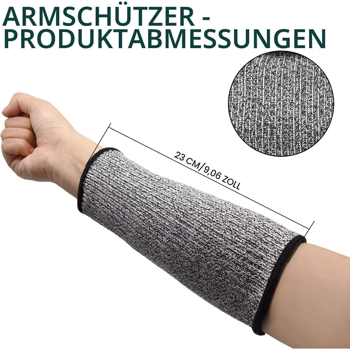 Schnittfeste Armschützer - Level 5 Schutz für Garten & Arbeit