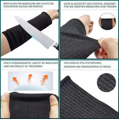 Schnittfeste Armschützer - Level 5 Schutz für Garten & Arbeit