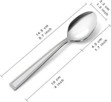 Teelöffel Set 24 Stück Edelstahl Kaffeelöffel Espressolöffel