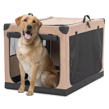 Faltbare Hundebox mit Stoffbezug – Sicher & Komfortabel für Reisen