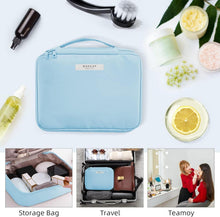 2 Stück Tragbare wasserdichte Kosmetiktasche Set