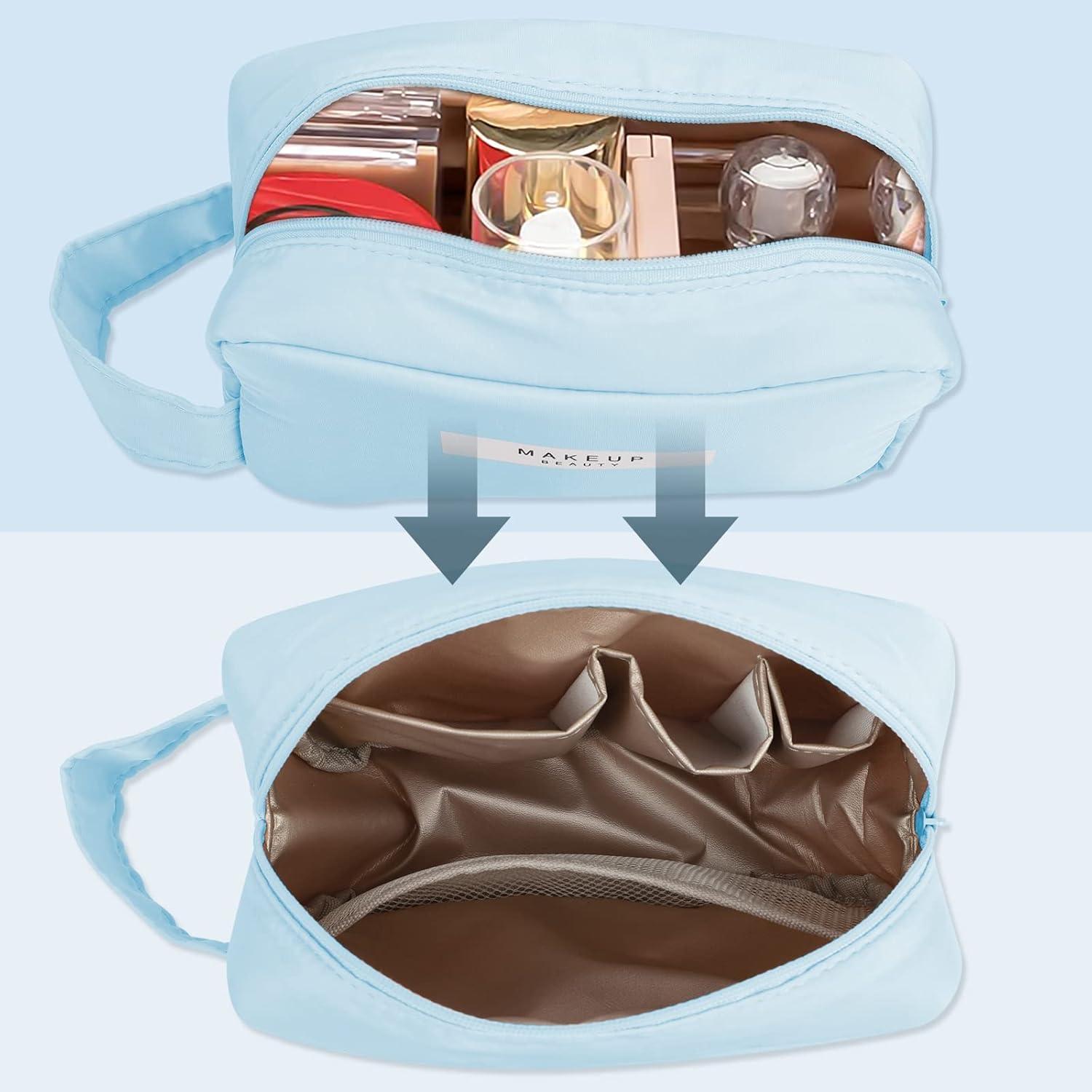 2er Set wasserdichte Kosmetiktaschen, Make-up-Taschen für Damen