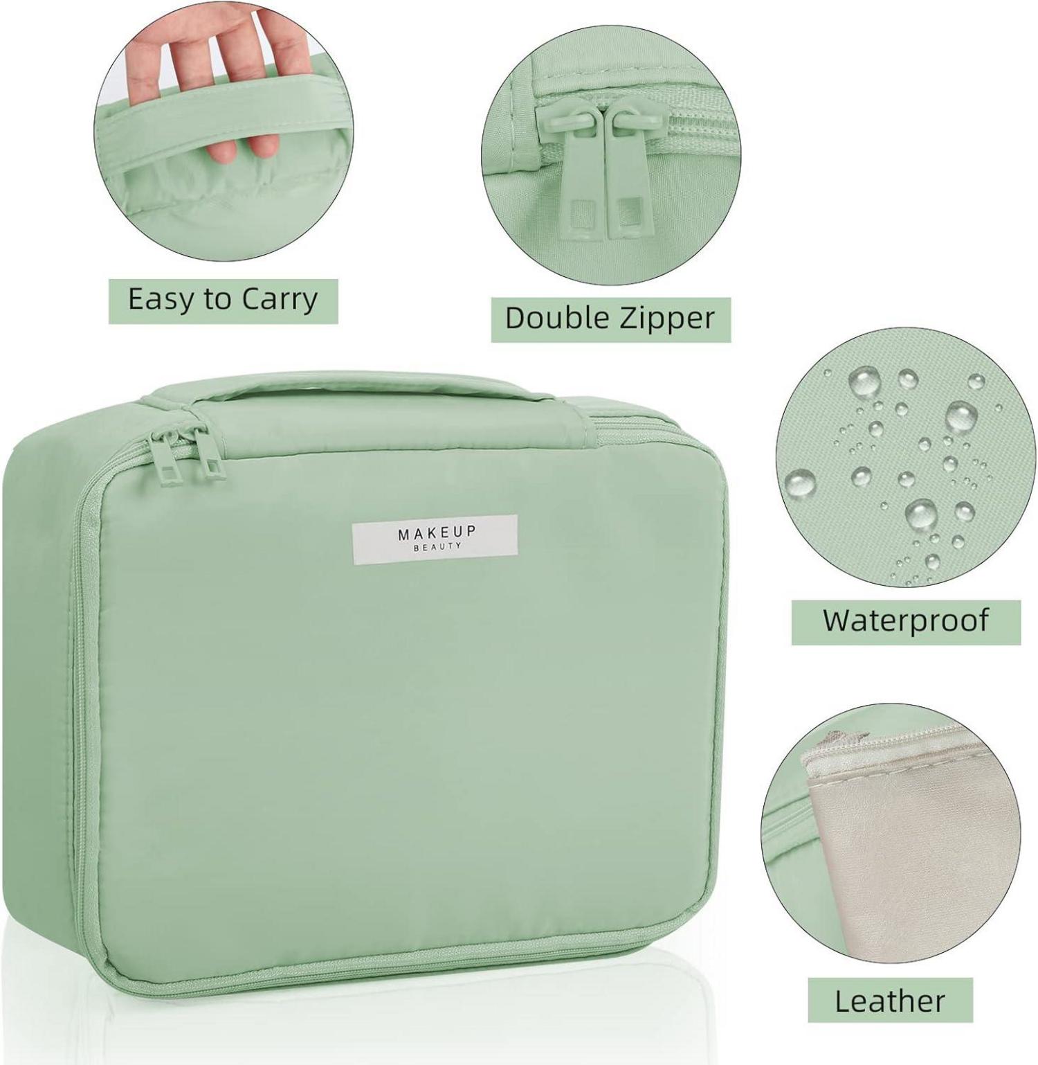 2er Set Wasserdichte Kosmetiktaschen für Damen und Mädchen