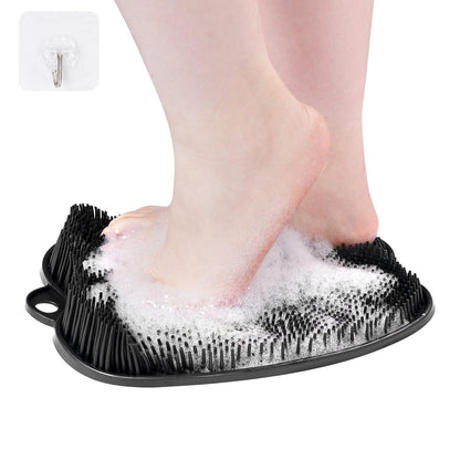 ACWOO Großes Fußmassagepad mit Saugnäpfen Schwarz