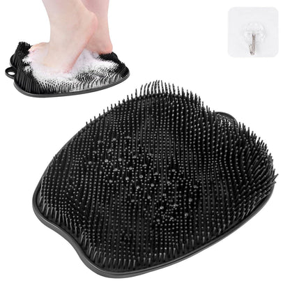 ACWOO Großes Fußmassagepad mit Saugnäpfen Schwarz