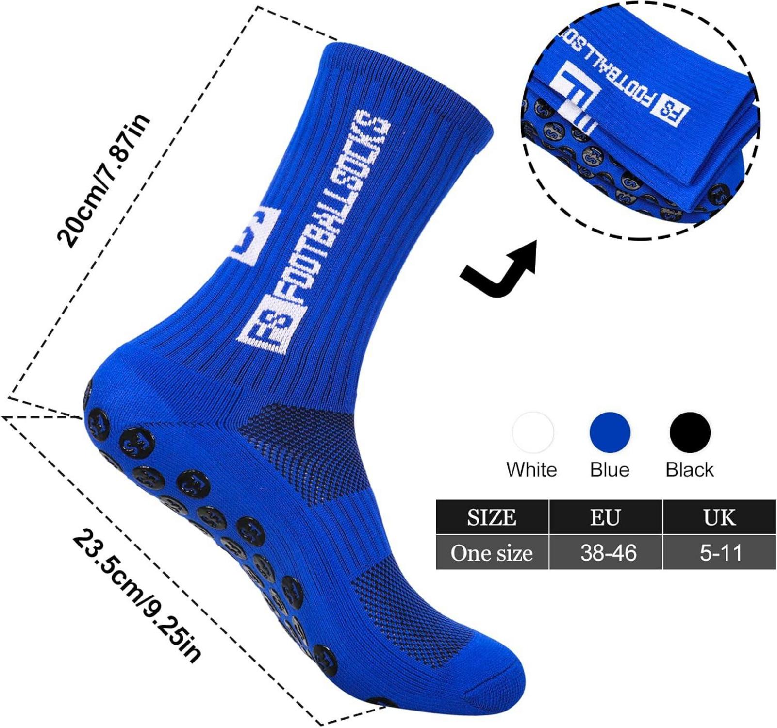3 Paare Sportsocken Herren 38-46 Anti Rutsch Grip