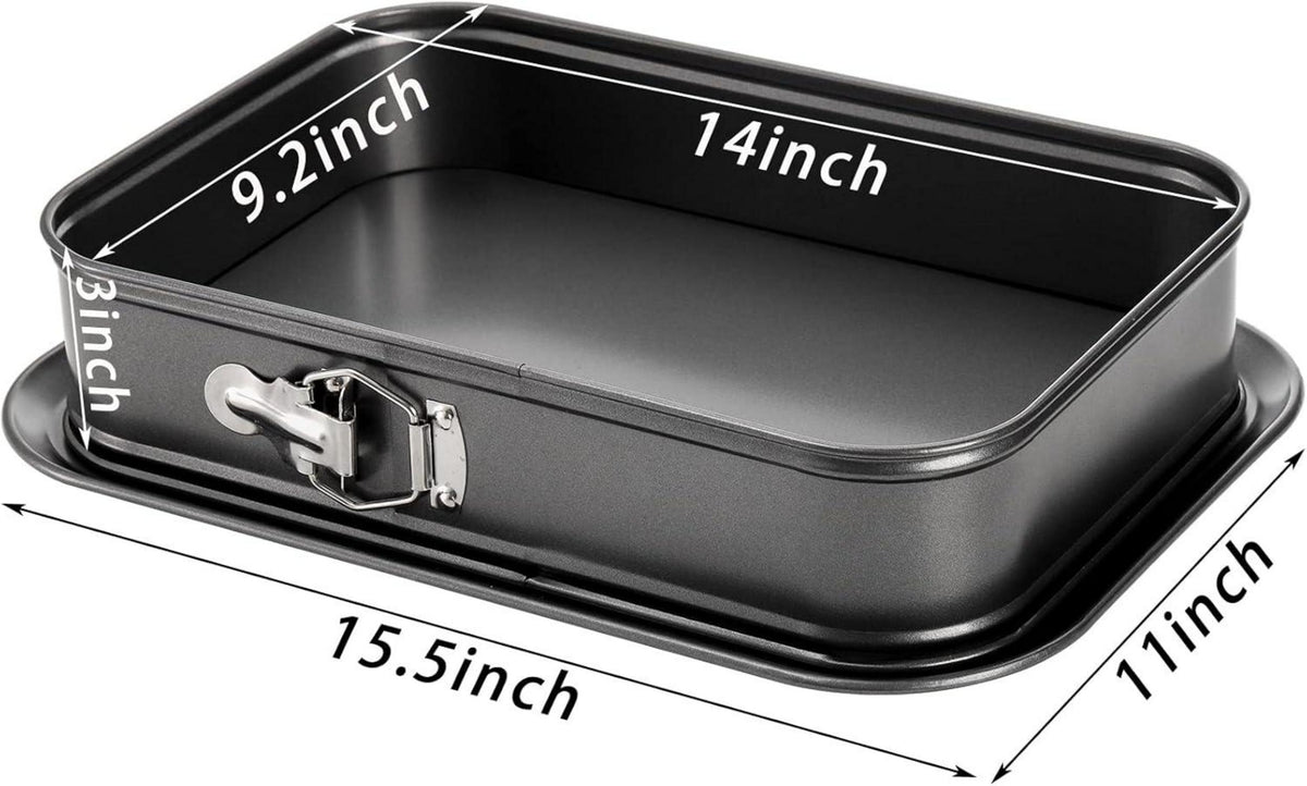Rechteckige Antihaft-Käsekuchenform 39,3 x 27,8 x 7,7 cm