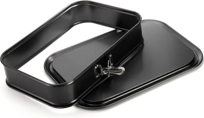 Rechteckige Springform Kuchenform Antihaft 39,3x27,8x7,7 cm Schwarz