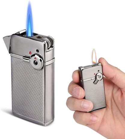 Sturmfeuerzeug Jetflamme Flammenmodus Umschaltbar Vintage Gas