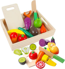 Hölzernes Kinder Spielzeug Obst Gemüse Magnetspielzeug