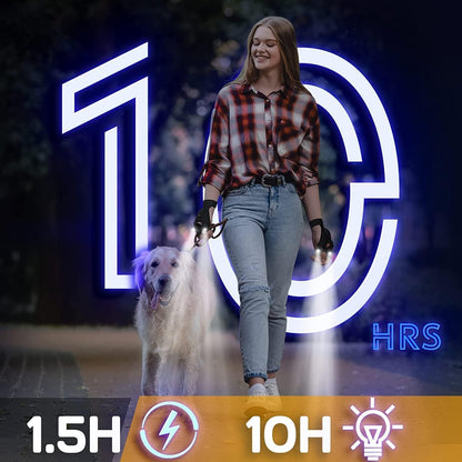 LED Handschuhe Schwarz - Angelhandschuhe für