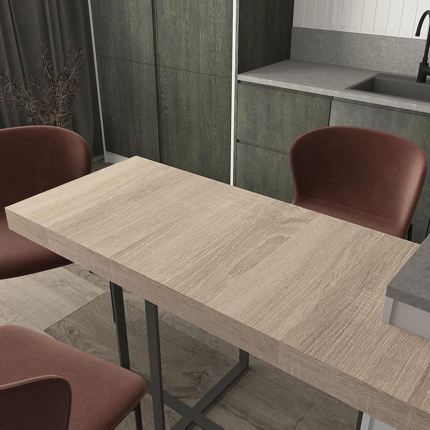 Breite graue selbstklebende Tapete Holzmaserung DIY Möbel