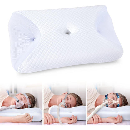 Ergonomisches CPAP-Kissen aus Memory Foam für Seitenschläfer