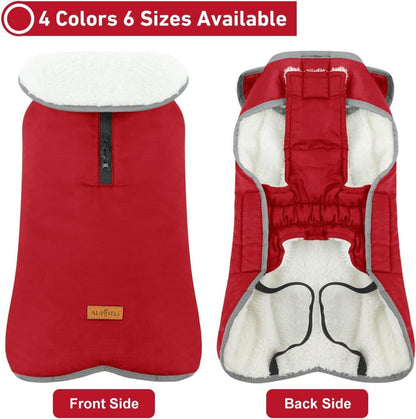 Hundemantel Wasserdicht Winter Warme Jacke Fleece Große