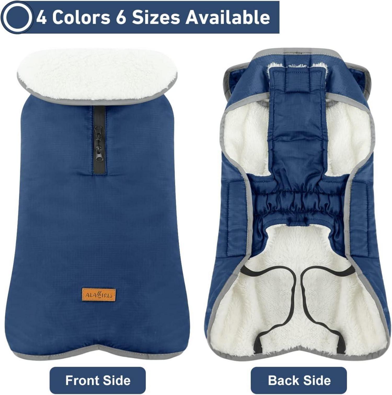 Hundemantel Wasserdicht Winter Hundejacke Fleece Teddy