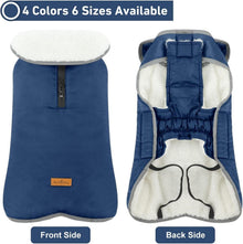 Hundemantel Wasserdicht Winter Hundejacke Fleece Teddy