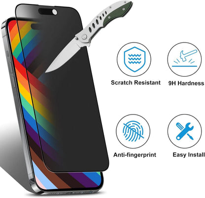 Sichtschutzfolie Matte Privacy Panzer Schutz Anti-Spy Blendschutz für iPhone 14