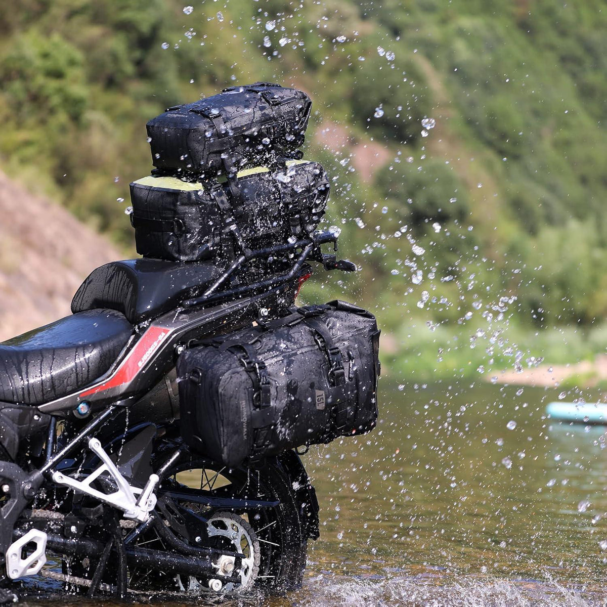 Motorrad Sitztasche 15L Wasserdicht – Gepäckträger & Satteltasche
