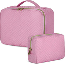 Wasserdichte Kosmetiktasche zum Aufhängen 2 Stück Rosa