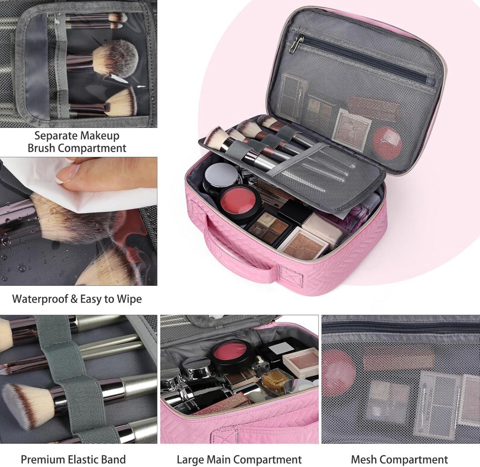 Kosmetiktasche Kulturbeutel Damen wasserdicht Große Make-up Tasche 2 Stücke