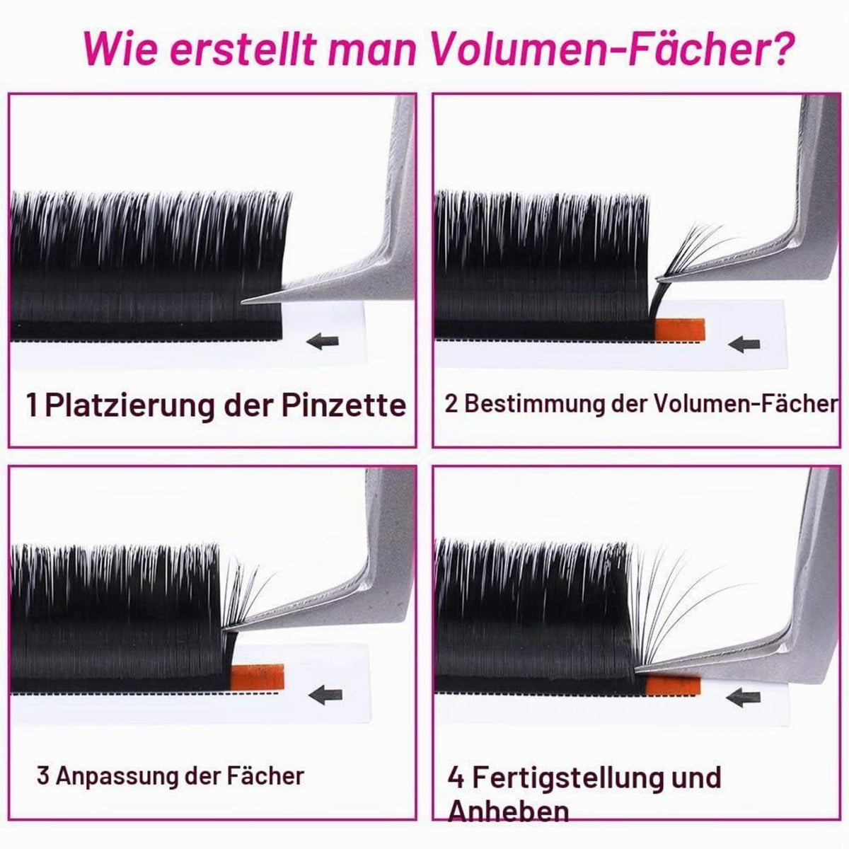Volumen Wimpern 0.07mm CC Curl 9-17mm – Easy Fan Wimpernextensions