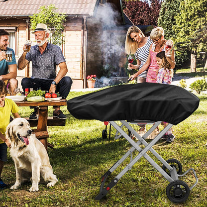 Gasgrill Abdeckung für Weber Traveler LP Black 9010053 BBQ Cover