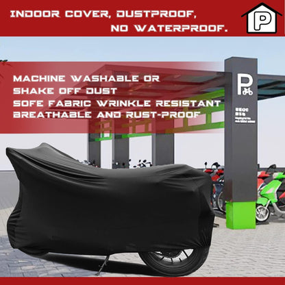 Motorradabdeckung XL schwarz staubdicht atmungsaktiv elastisch Bike Cover