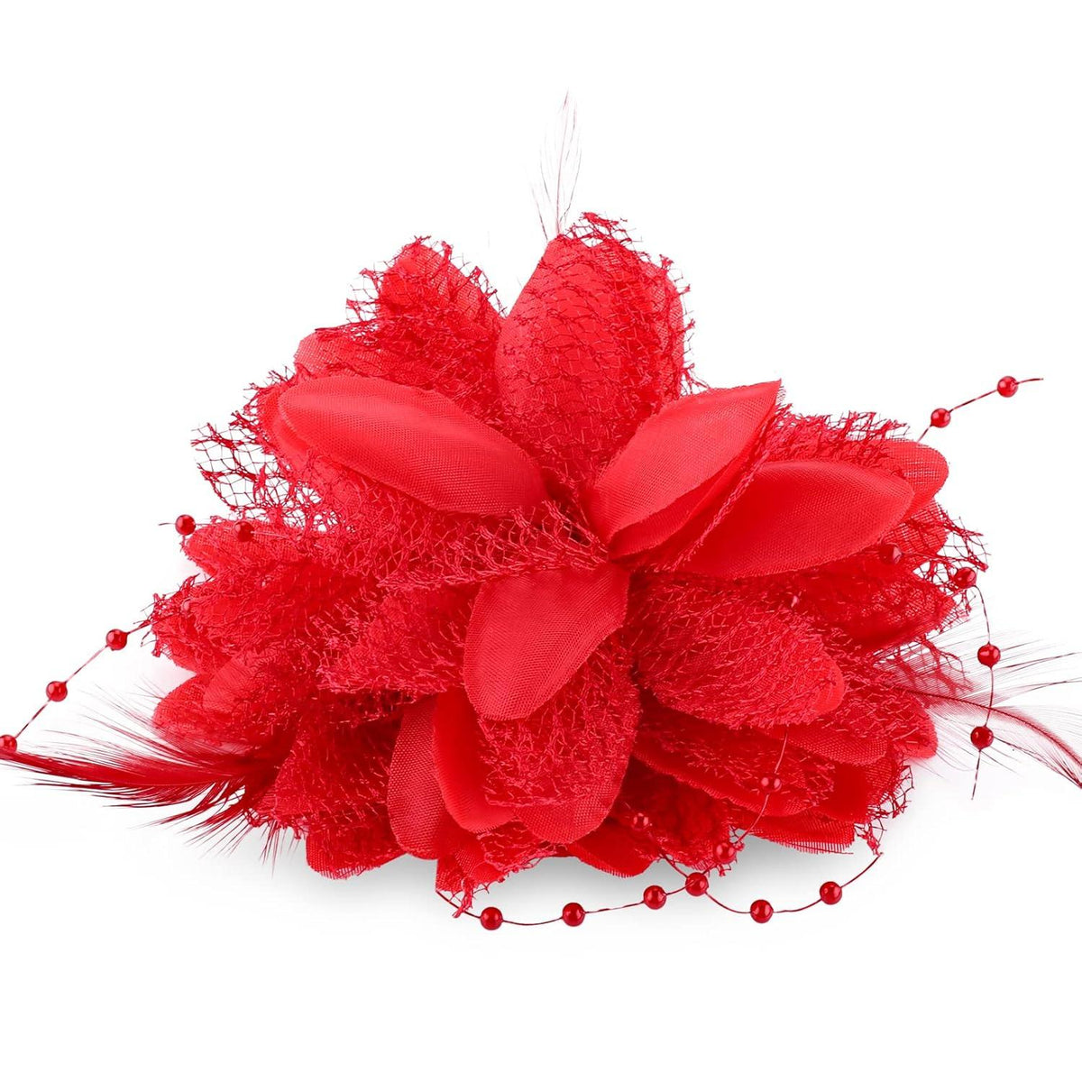 Blumenclips Haarnadeln Clip Federn Stirnband Hochzeit Frauen
