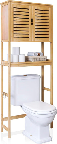 Bad Lagerung Regal Bambus Toilette Veranstalter 3-Tier Rack Natur