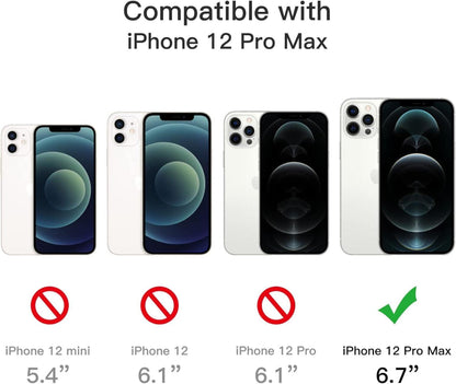 5-in-1 Hülle mit Schutzfolie & Kameraschutz für iPhone 12 Pro Max 6,7