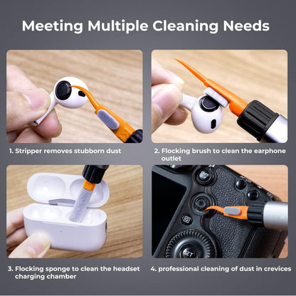 Reinigungsset 5-in-1 Stift für Vollformat Kameras Handy Airpods Kopfhörer