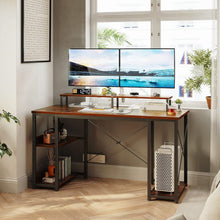ODK Gaming Schreibtisch mit Monitorständer und Regal