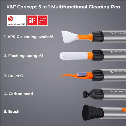 K&F Concept 5-in-1 Reinigungsset für APS-C