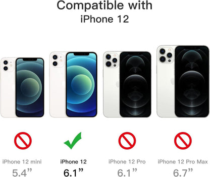 Handyhülle iPhone 12 6,1 Zoll Stoßfest Schutzfolie Kameraschutz