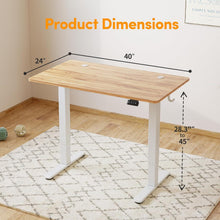 Höhenverstellbarer Elektrischer Schreibtisch 100x60cm