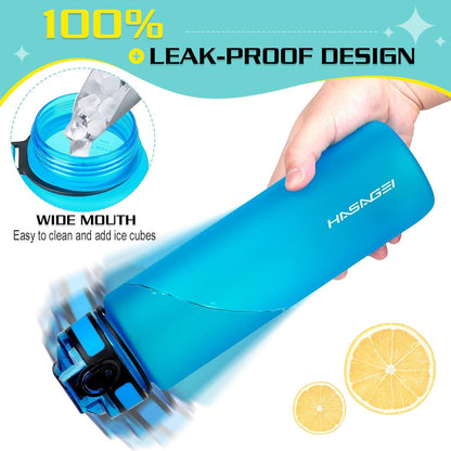 HASAGEI Sport Trinkflasche 1L BPA-frei Tritan mit