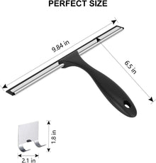 Duschabzieher Glastür Edelstahl Squeegee Fenster Reinigung
