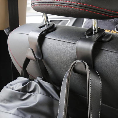 Auto Kopfstützenhaken Schwarz 4 Stück – Taschen Aufhänger