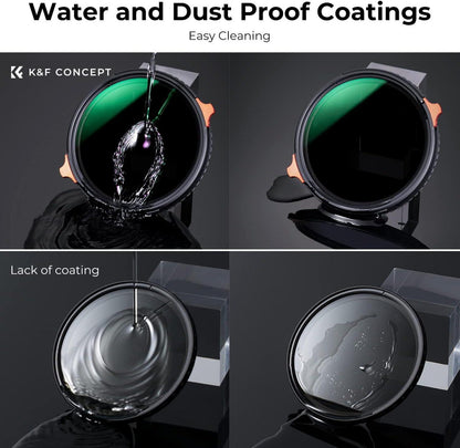 49mm ND CPL Filter Nano-X ND4-ND64 2-in-1 Multifunktional Graufilter Polfilter
