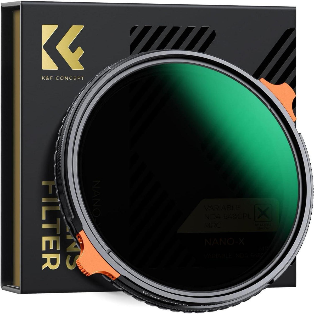 Variabler ND & CPL Filter 52mm 2-6 Blendenstufen Nano-Beschichtung