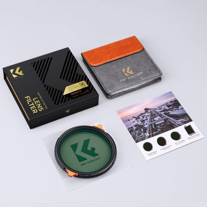 Variabler ND & CPL Filter 52mm 2-6 Blendenstufen Nano-Beschichtung