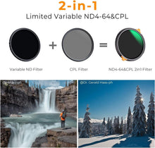 72mm ND CPL Filter 2in1 Nano-X Multifunktional Ultradünn