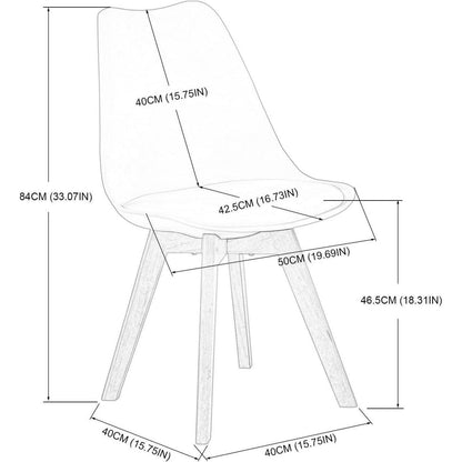 Esszimmergruppe Weiß mit 6 Stühlen – Grau & Schwarz