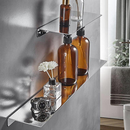 Duschablage Ohne Bohren Edelstahl 30/40cm – Wandregal für Bad & Küche