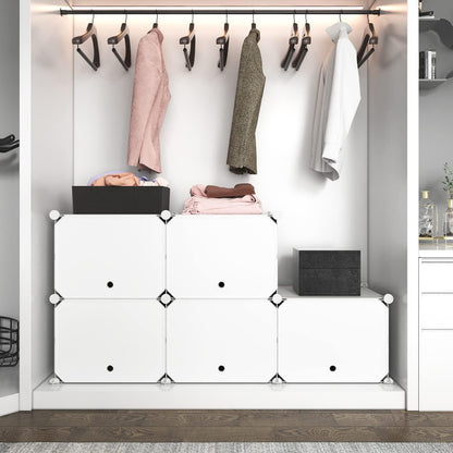 Vicye 10 Ebenen Schuhregal Organizer Weiß 20 Paar