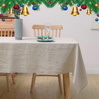 Leinen Tischdecke Rechteckig 140x300 cm – Natürliche Eleganz