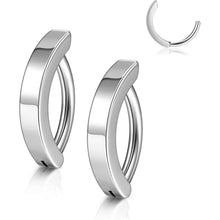Edelstahl Bauchnabelpiercing 14ga 10mm Silber Gold Set