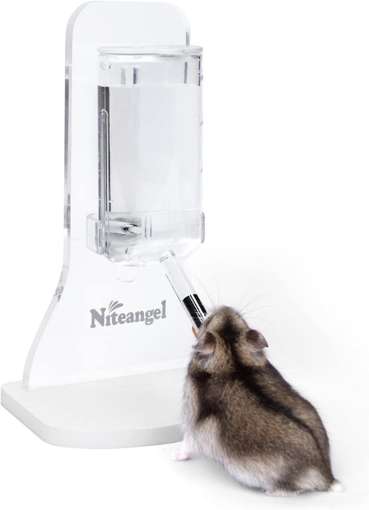 Niteangel Wasserflasche mit Ständer für kleine Haustiernager 80ml