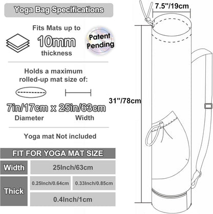 Yogatasche Damen Gym Sporttasche mit Nassfach Blau