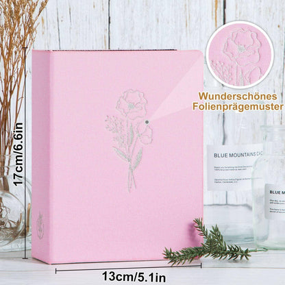 Fotoalbum 10x15cm Leinen Einsteckalbum 100 Taschen 2